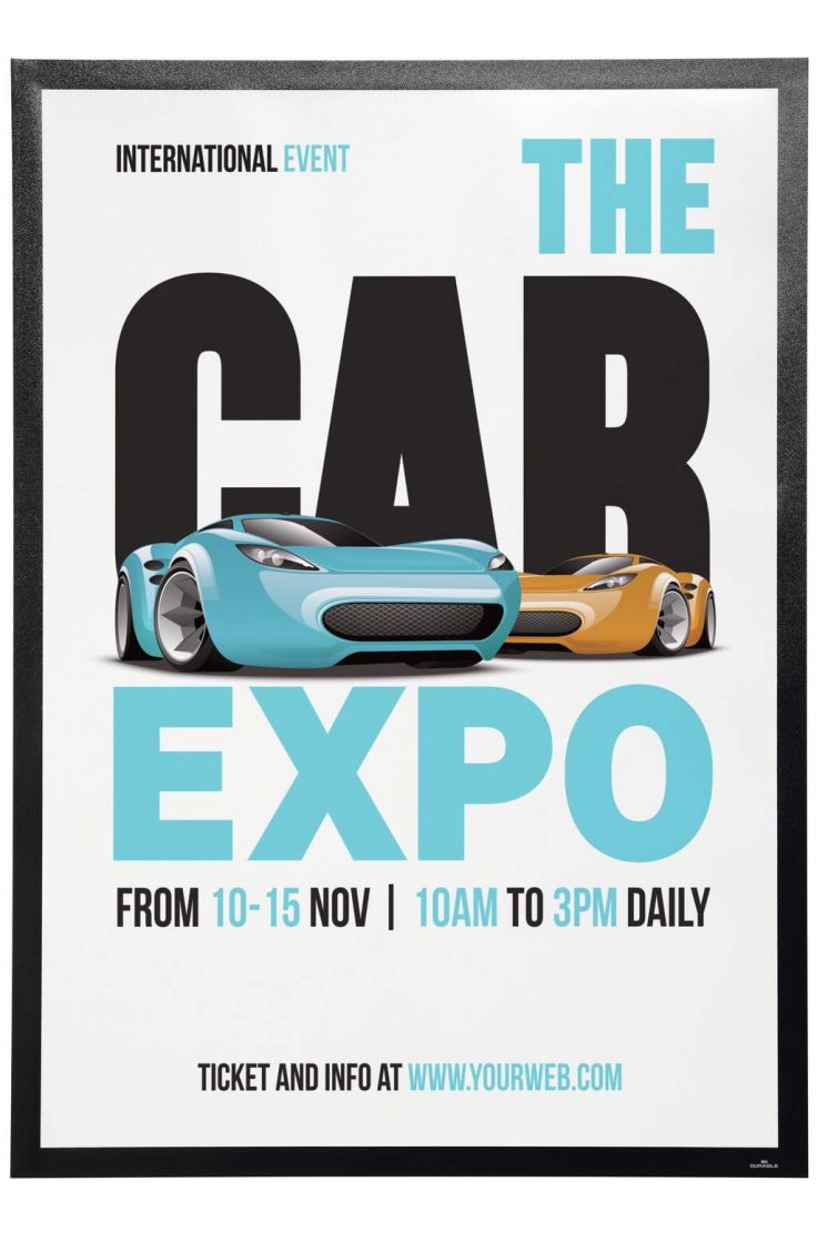 RAMKA DURABLE DURAFRAME POSTER B1 70 x 100 CZARNA