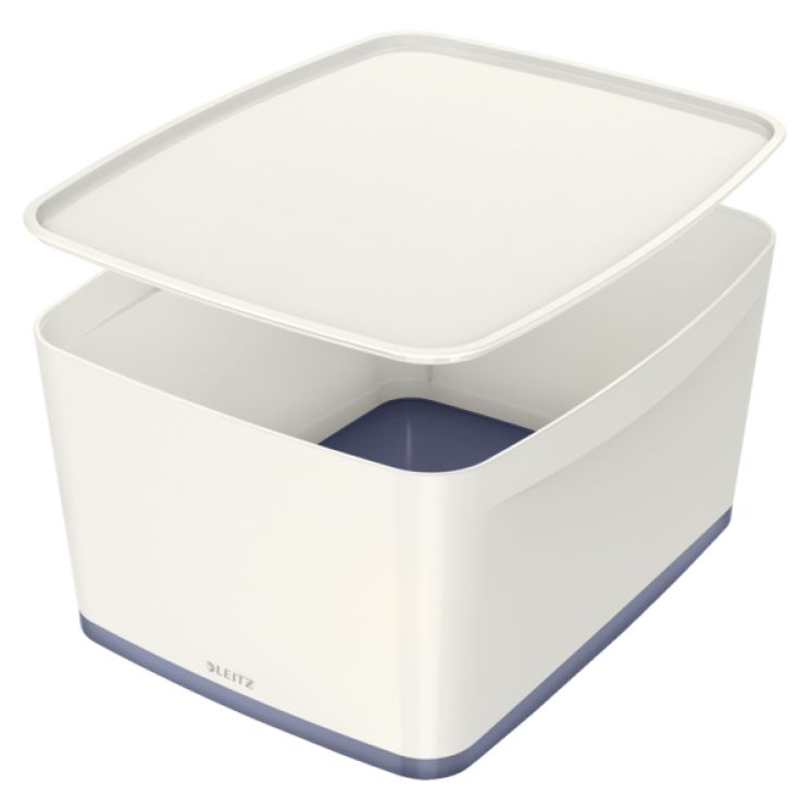 POJEMNIK LEITZ MyBOX 318x198x385mm BIAŁO-SZARY