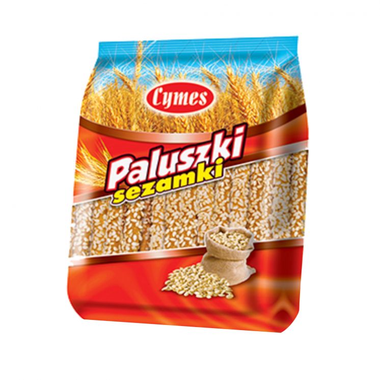 PALUSZKI CYMES Z SEZAMEM 250G