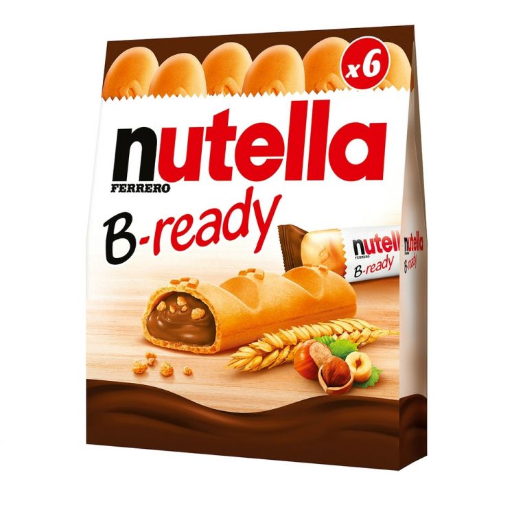 WAFELEK Z KREMEM NUTELLA B-READY 132G