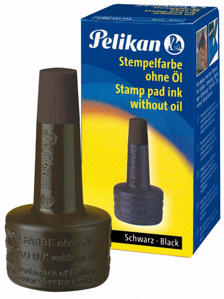 Tusz do stempli pelikan 28ml czarny