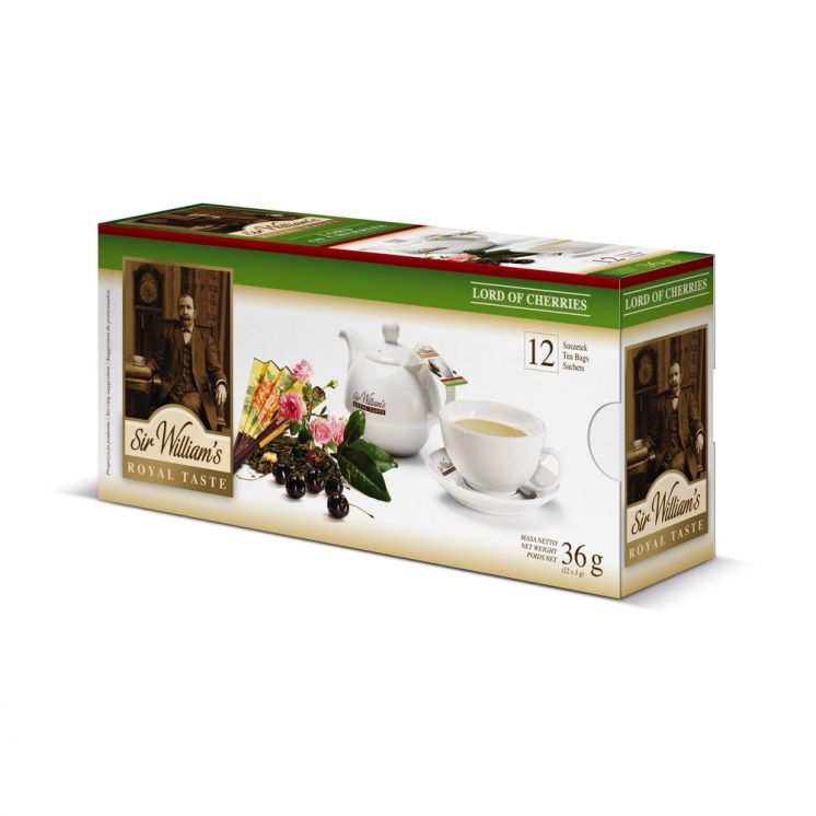 HERBATA SIR WILLIAMS ROYAL TASTE LORD OF CHERRIES 12TB X 36G