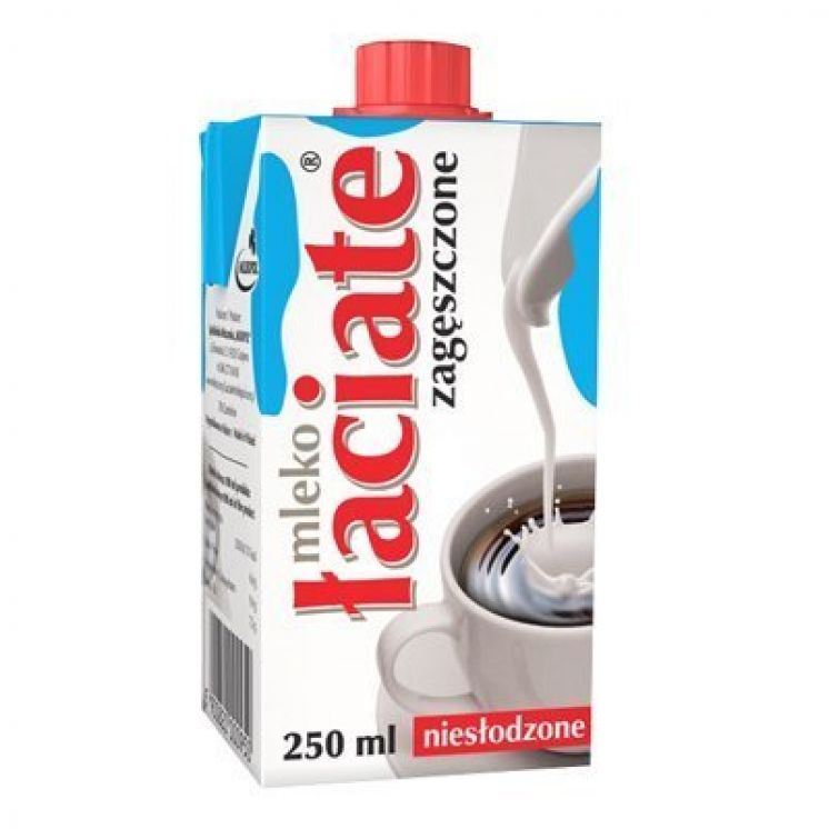 mleko zagęszczone niesłodzone Łaciate 250ml