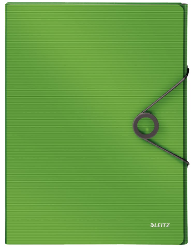 Teczka z gumką PP Leitz Solid, 30mm, jasnozielony 45681050