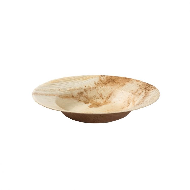 Talerz z liści palmowych 23cm, Palmware_, głęboki, op. 25 szt. DTW05301