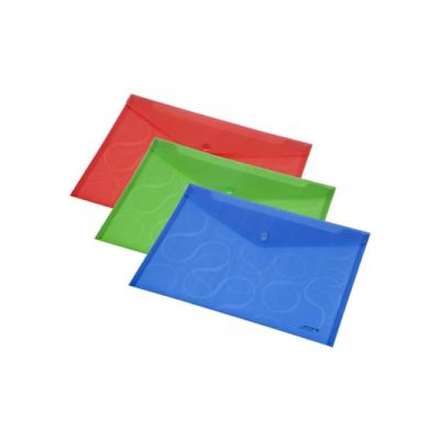 Teczka kopertowa A4 OMEGA przezroczysta niebieska 0410-0031-03 Panta Plast