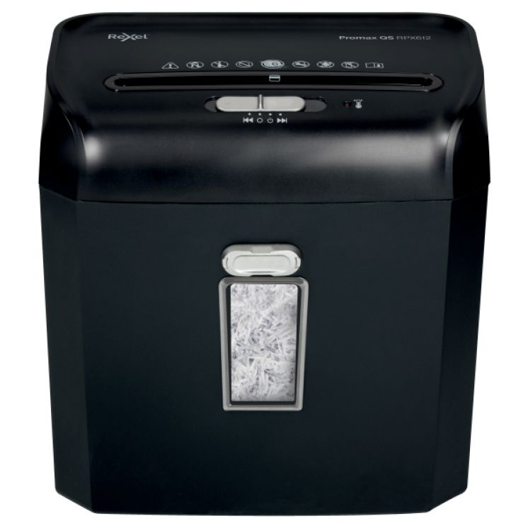 Niszczarka Rexel ProMax QS RPX612, (P-4), 6 kartek, 12 l kosz