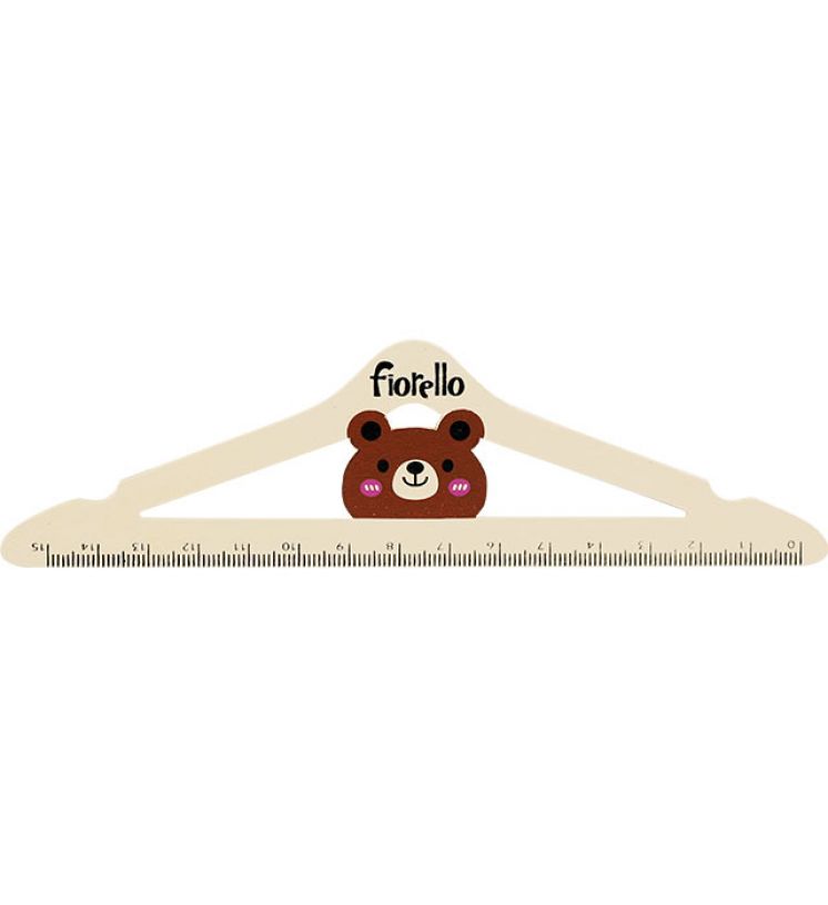 Linijka Fiorello – 15 cm GR-F37MW miś wieszak