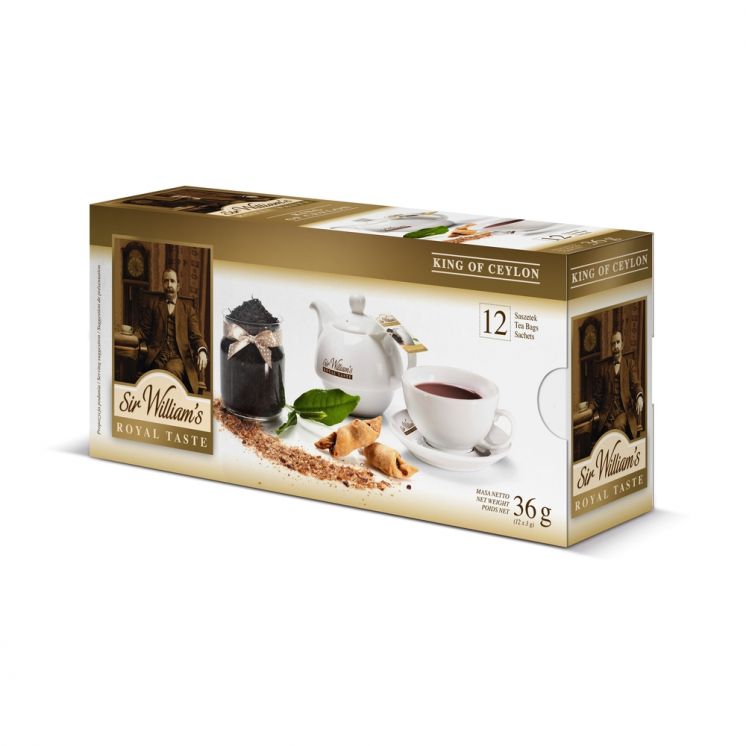HERBATA SIR WILLIAMS ROYAL TASTE KING OF CEYLON 12TB X 36G