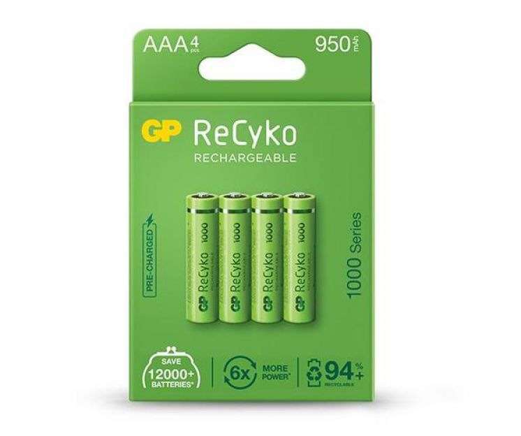 Akumulatorki AAA 950 mAh 4 szt.
