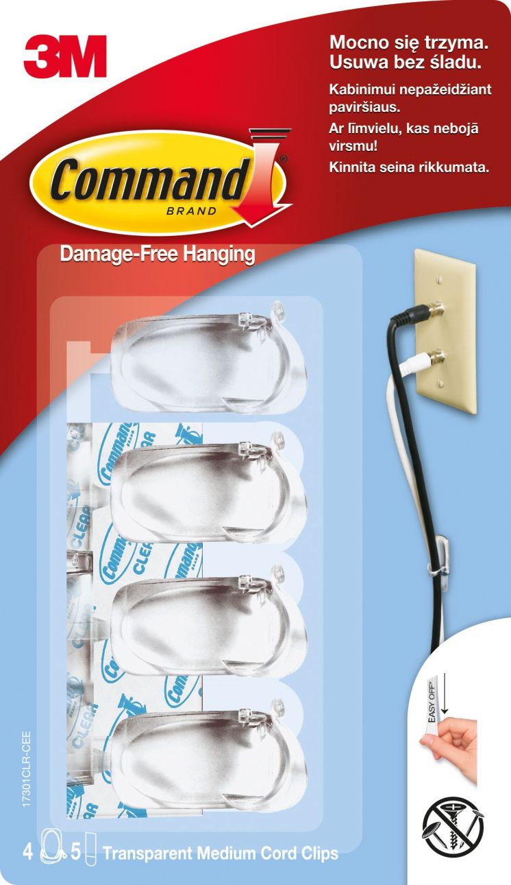 Uchwyty do kabli Command 17301 CRL