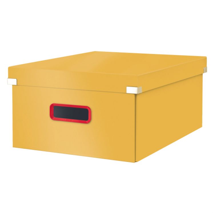 pudełko do przechowywania Leitz Click &amp; Store Cosy 103x330x253 ciepły żółty