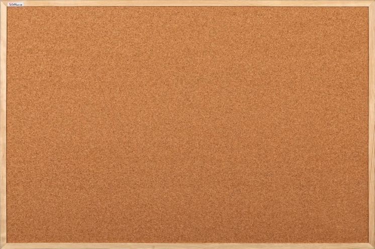 Tablica korkowa w ramie drewnianej Victory, wymiary 90x60 cm