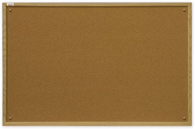 Tablica korkowa w ramie drewnianej ecoBoards, wymiary 60x40 cm