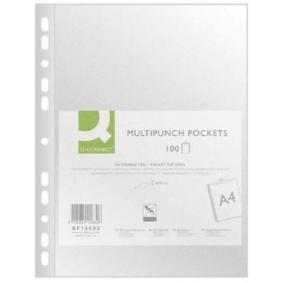 KOSZULKA GROSZKOWA Q-CONNECT A4 40 MIC. (100)