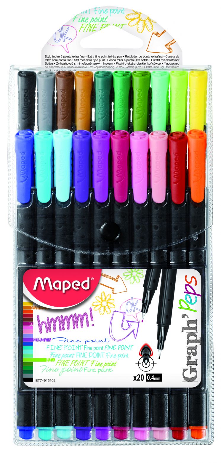 Cienkopis GRAPH PEPS 20szt.etui 749151 MEPED 0.4mm