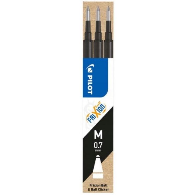 WKŁAD DO PILOT FRIXION 0,7 CZARNY BLS-FR7-B-S3 /3/