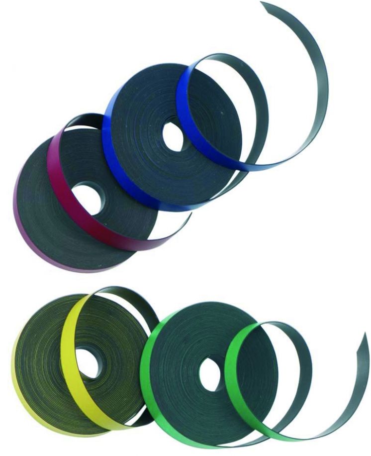 Taśma magnetyczna czerwona rozmiar 5mm x 2M NOBO