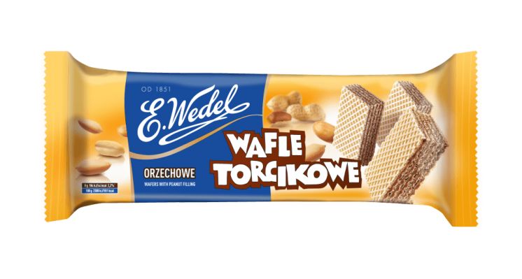 WAFELKI TORCIKOWE WEDEL ORZECHOWE 160G