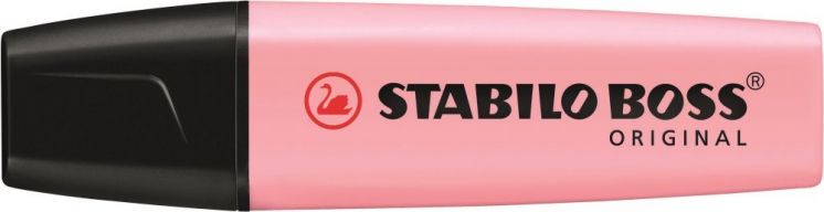 Zakreślacz STABILO BOSS ORIGINAL, pastelowy różowy