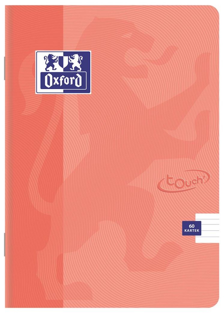 Zeszyt OXFORD TOUCH PASTEL A5 60 kartek linia 400123214