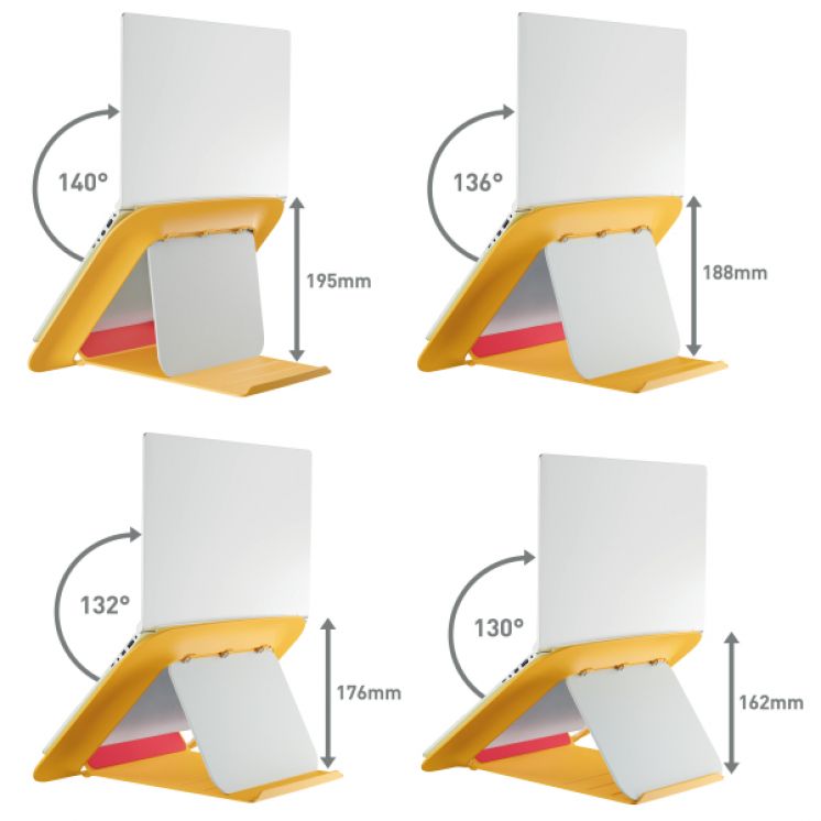 Podstawka pod laptopa Ergo Cosy, żółta