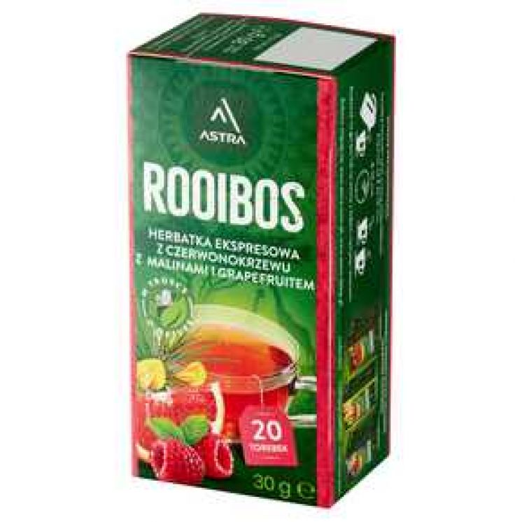 ASTRA HERBATA ROOIBOS MALINA GRAPEFRUIT 20TB