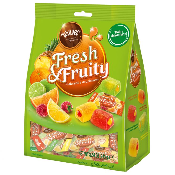 GALARETKI Z NADZIENIEM FRESH&amp;FRUITY 245G