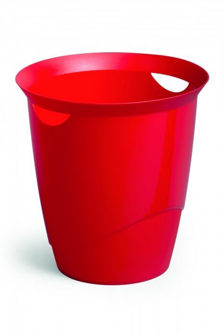 Kosz na śmieci DURABLE TRENDY 16l czerwony