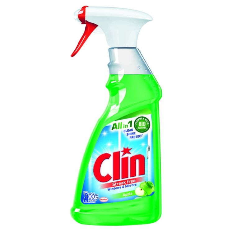 Płyn do szyb CLIN APPLE 500ML SPRAY