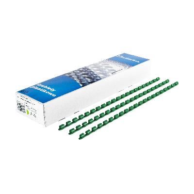 Grzbiety plastikowe datura 10mm zielone (100)