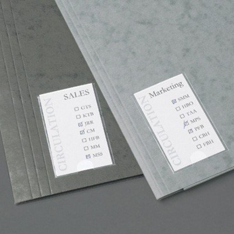 kieszeń Samoprzylepna na etykiety 3L 25x75 mm (12)
