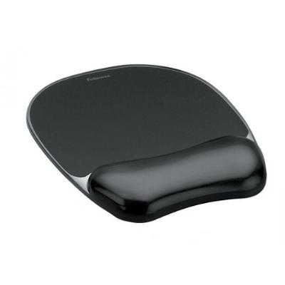 Podkładka fellowes crystal pod mysz i nadgarstek czarna