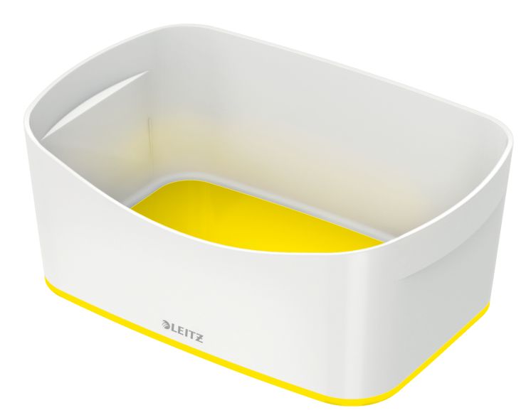 MyBox Pojemnik bez pokrywki, biało-żółty 52571016