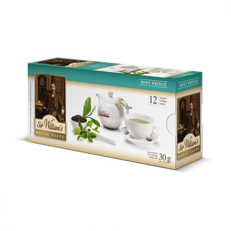 HERBATA SIR WILLIAMS ROYAL TASTE MINT PRINCE 12TB X 30G