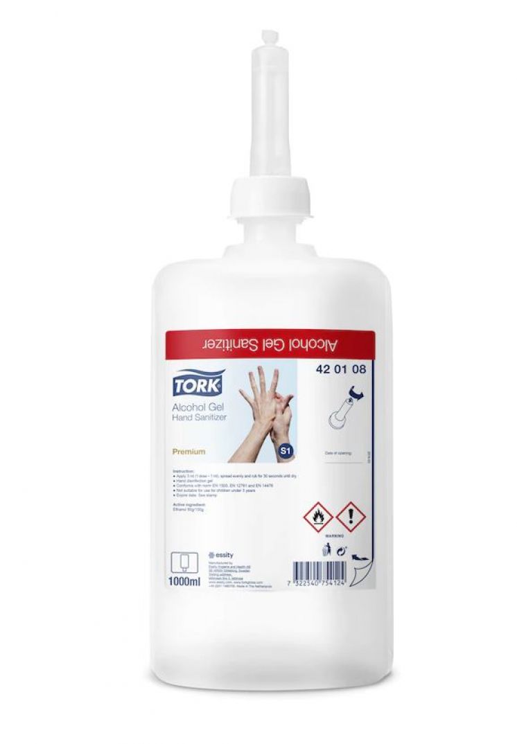 ŻEL DO DEZYNFEKCJI RĄK TORK 1L SYSTEM S1 420108