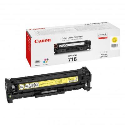 Canon oryginalny toner CRG718, yellow, 2900s, 2659B002, Canon LBP-7200Cdn