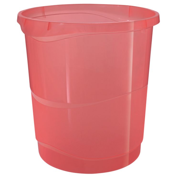 Kosz na śmieci Esselte Colour&#039;Breeze, koralowy 628461