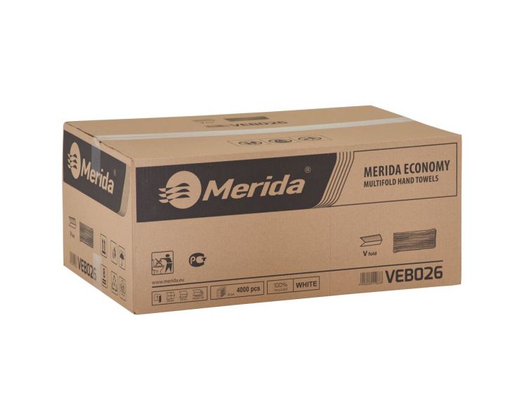 RĘCZNIK PAPIEROWY ZZ MERIDA ECONOMY BIAŁY 1 WARSTWA /4000/ VEB026