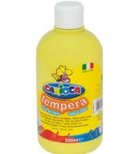 Farba Carioca tempera żółta cytrynowa 500ml