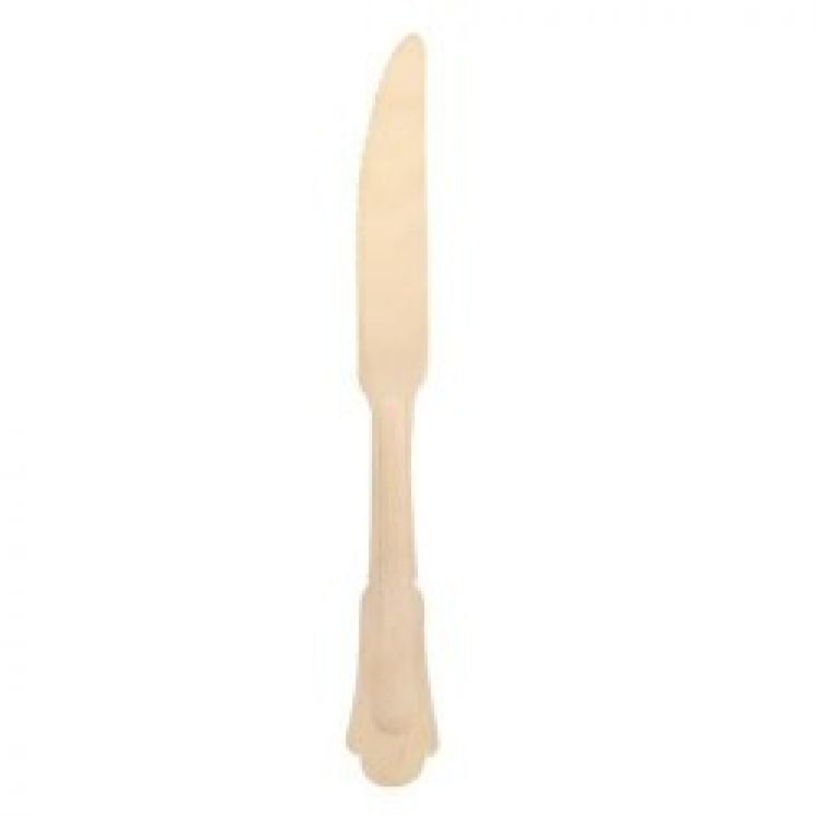 Nóż drewniany 100 szt. 16,5 cm VT-KN6
