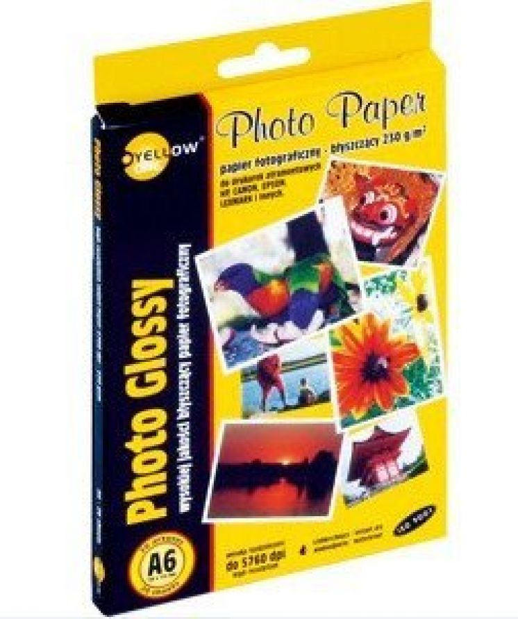Papier fotograficzny Yellow One A6 230g 20 ark. błyszczący