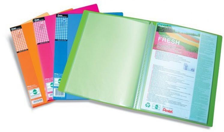 Album ofertowy PENTEL FRESH WING A4 20 kieszeni zielony