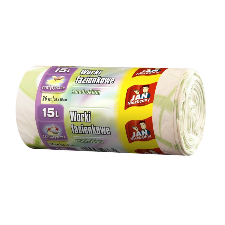 WORKI NA ŚMIECI 15L JAN NIEZBĘDNY ŁAZIENKOWE /26/