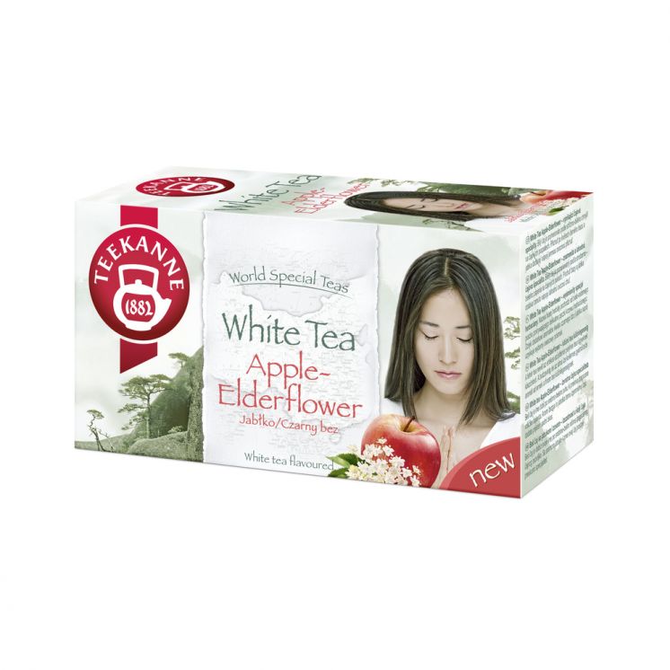 TEEKANNE HERBATA BIAŁA  APPLE-ELDERFLOWER 20TB