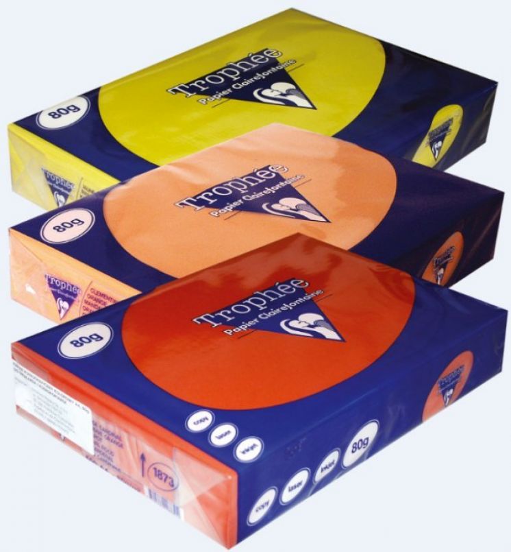 Papier kolorowy EMERSON TROPHEE A4 80G pastelowy piaskowy