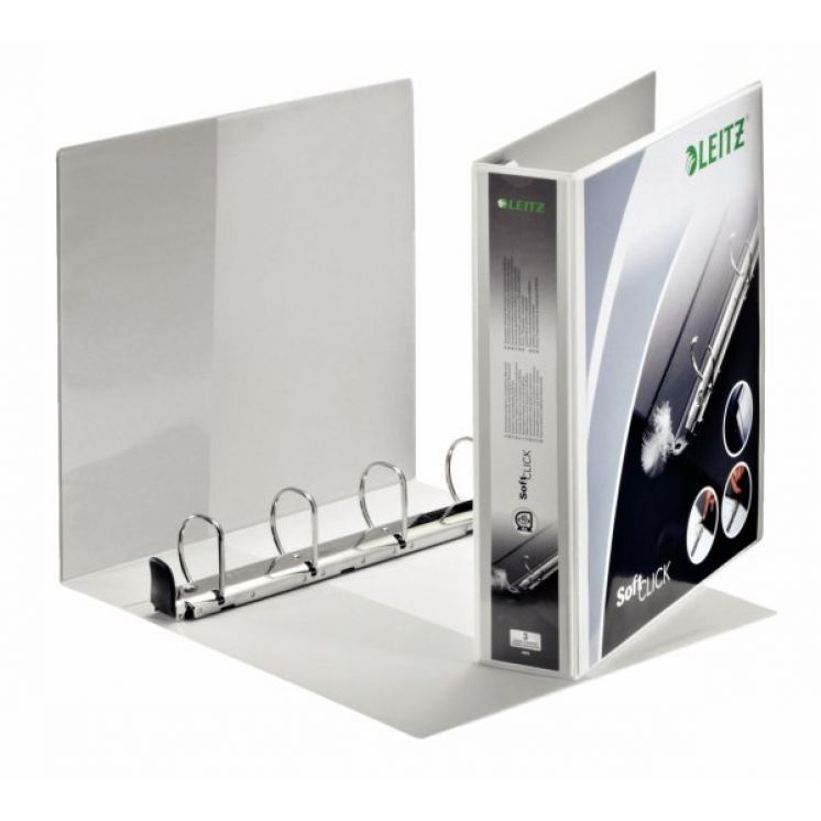 Segregator ofertowy Leitz SoftClick A4/4DR/40 63MM biały