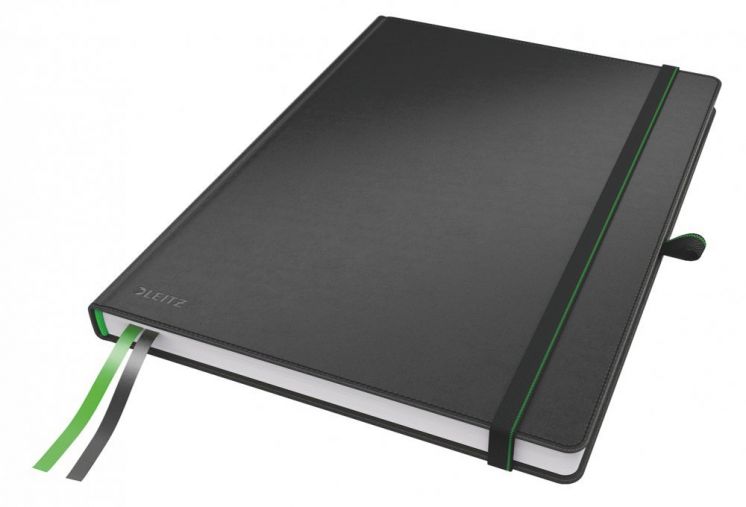 Notatnik LEITZ Complete, A4 80k Czarny W linie