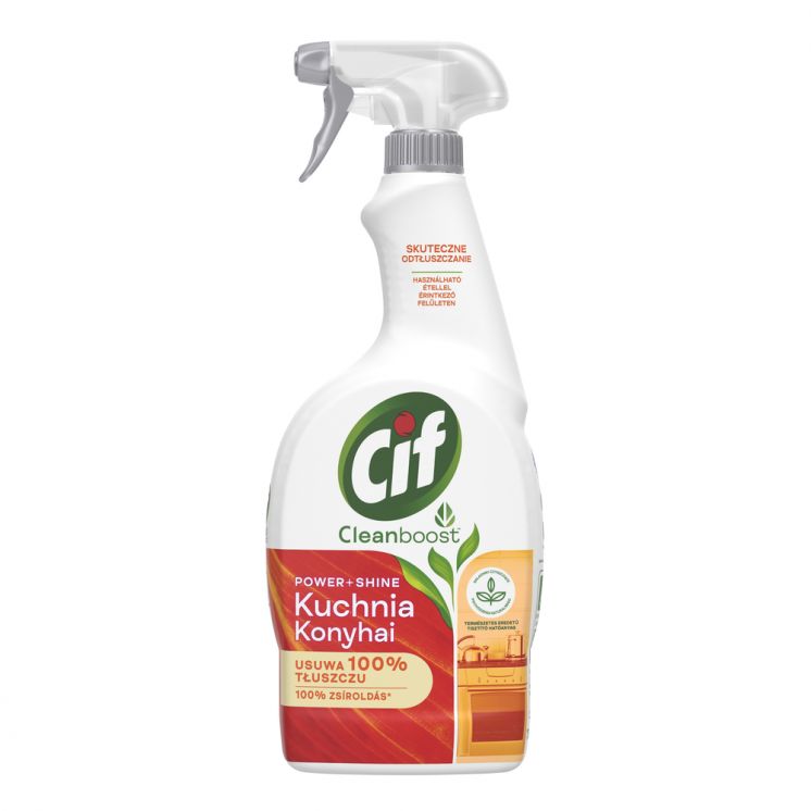 CIF power&amp;shine kuchnia przeciw tłuszczowi 750ml spray