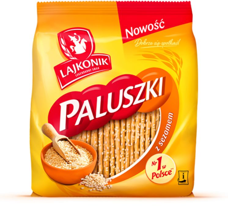 PALUSZKI LAJKONIK Z SEZAMEM 150G
